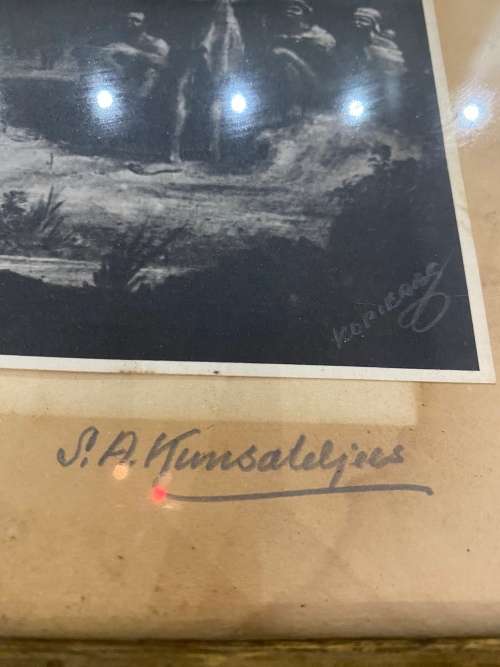 RARE VINTAGE PRINT SIGNED !!!!