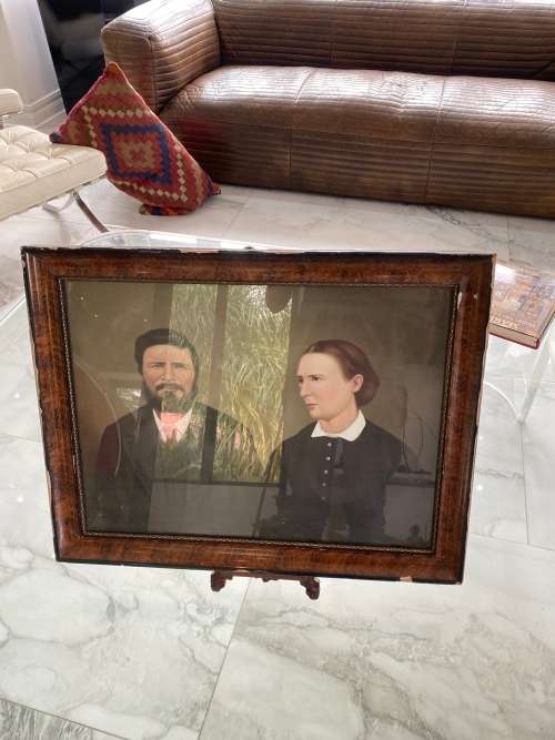 VINTAGE OLD PAINTING SIZE 57 x 45 CM !!!