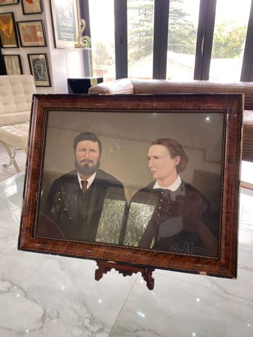 VINTAGE OLD PAINTING SIZE 57 x 45 CM !!!