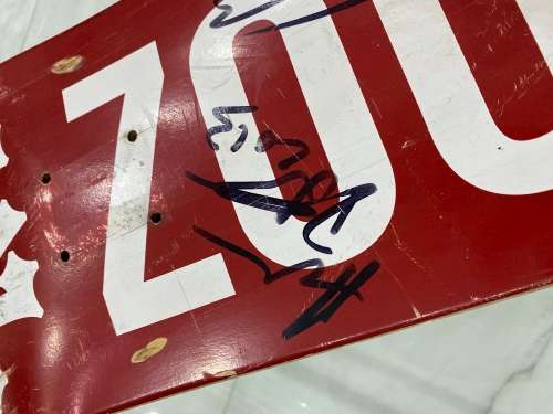 ZOO YORK SIGNED SKATE BOARD DECK