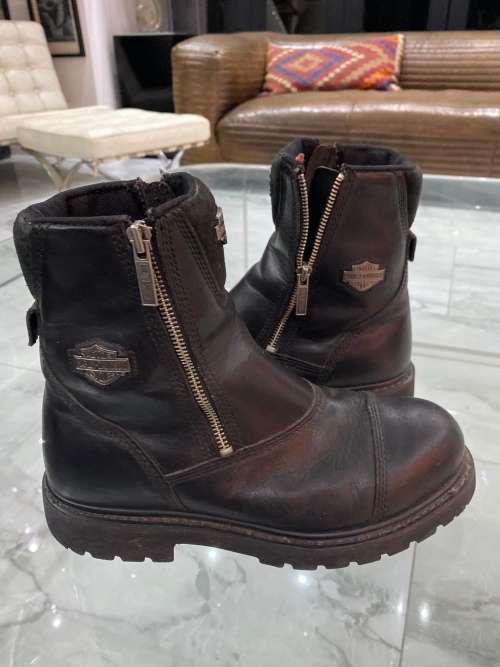 HARLEY DAVIDSON LEATHER BOOTS SIZE 7UK !!!!