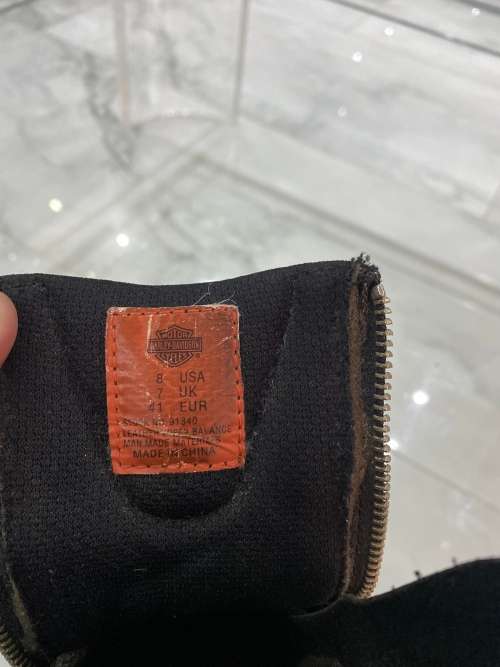 HARLEY DAVIDSON LEATHER BOOTS SIZE 7UK !!!!
