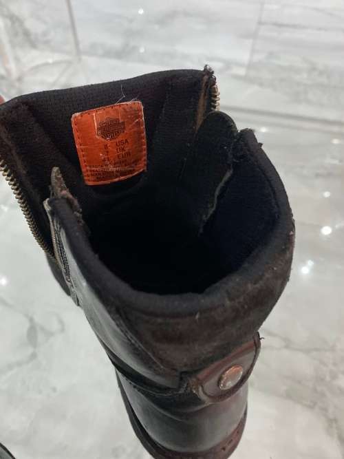 HARLEY DAVIDSON LEATHER BOOTS SIZE 7UK !!!!