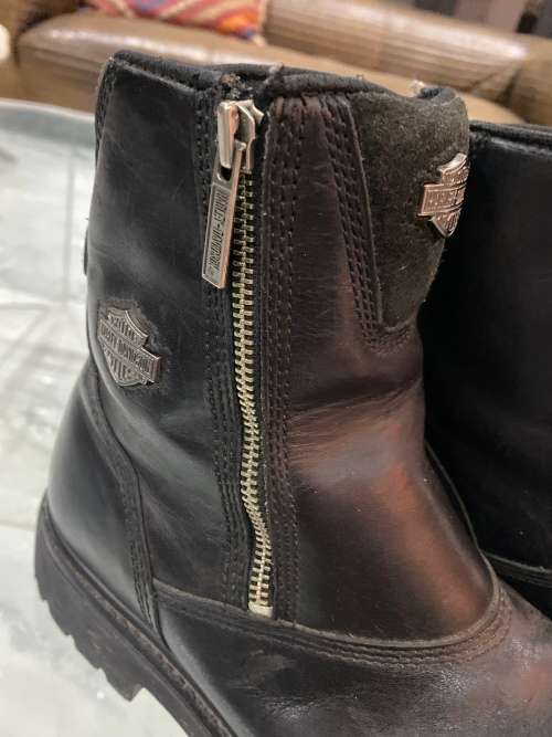 HARLEY DAVIDSON LEATHER BOOTS SIZE 7UK !!!!