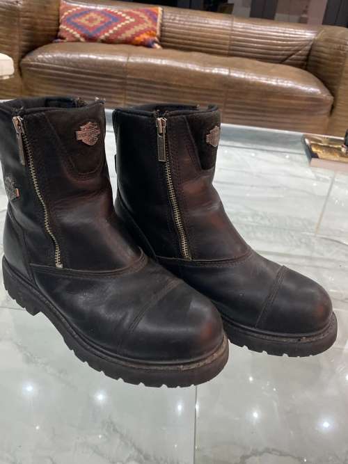 HARLEY DAVIDSON LEATHER BOOTS SIZE 7UK !!!!