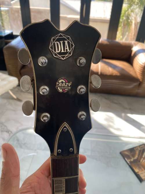 DIA 1303T GUITAR IN BAD CONDITION DAMAGE SHOWN ON PICTURES!!!