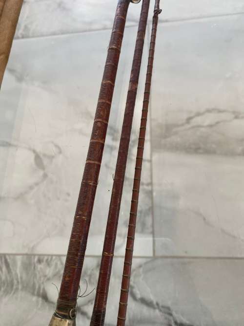 RARE ANTIQUE FISHING ROD MADE IN ENGLAND NWICK MAKERS AS SEEN IN PICTURES!!!