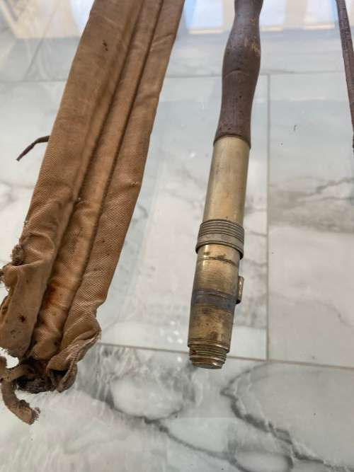 RARE ANTIQUE FISHING ROD MADE IN ENGLAND NWICK MAKERS AS SEEN IN PICTURES!!!