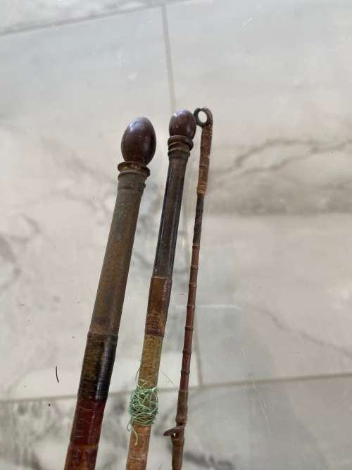 RARE ANTIQUE FISHING ROD MADE IN ENGLAND NWICK MAKERS AS SEEN IN PICTURES!!!