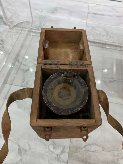 Vintage Air force Compass, Hand Bearing-with Original Case !!!