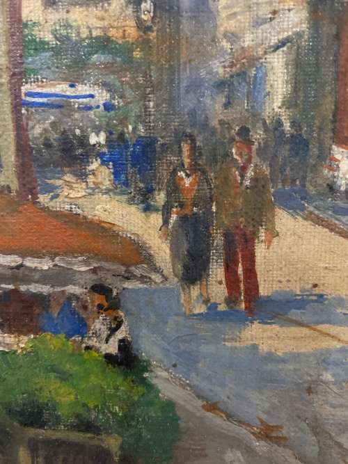 Charles Blondin 1913-1991 ORIGINAL OIL ON CANVAS PAIN SIGNED  SIZE 45CM X 37CM