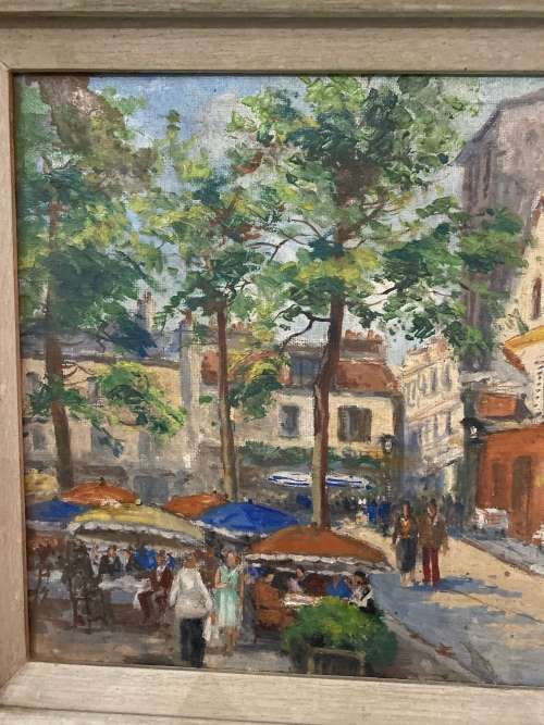 Charles Blondin 1913-1991 ORIGINAL OIL ON CANVAS PAIN SIGNED  SIZE 45CM X 37CM