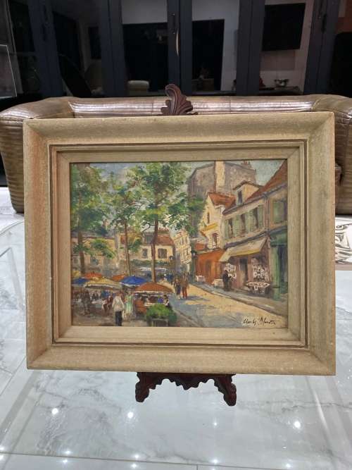 Charles Blondin 1913-1991 ORIGINAL OIL ON CANVAS PAIN SIGNED  SIZE 45CM X 37CM