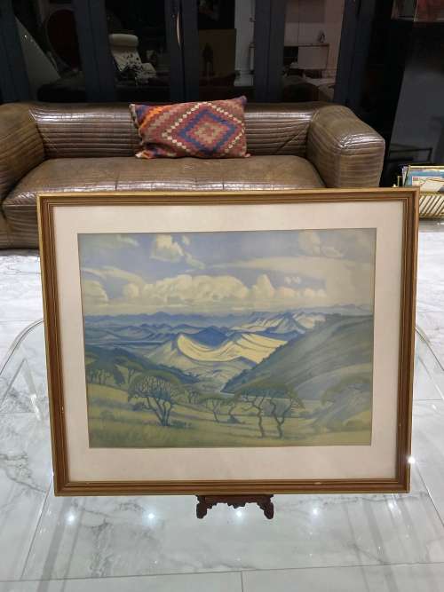 BEAUTIFUL VINTAGE PIERNEEF PRINT 73CM X 63CM !!!