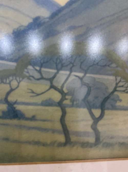 BEAUTIFUL VINTAGE PIERNEEF PRINT 73CM X 63CM !!!