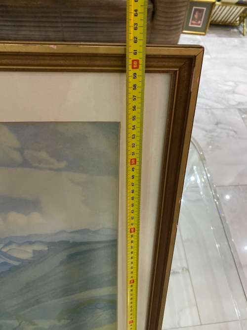 BEAUTIFUL VINTAGE PIERNEEF PRINT 73CM X 63CM !!!