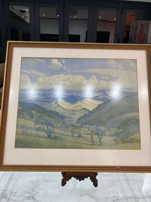 BEAUTIFUL VINTAGE PIERNEEF PRINT 73CM X 63CM !!!