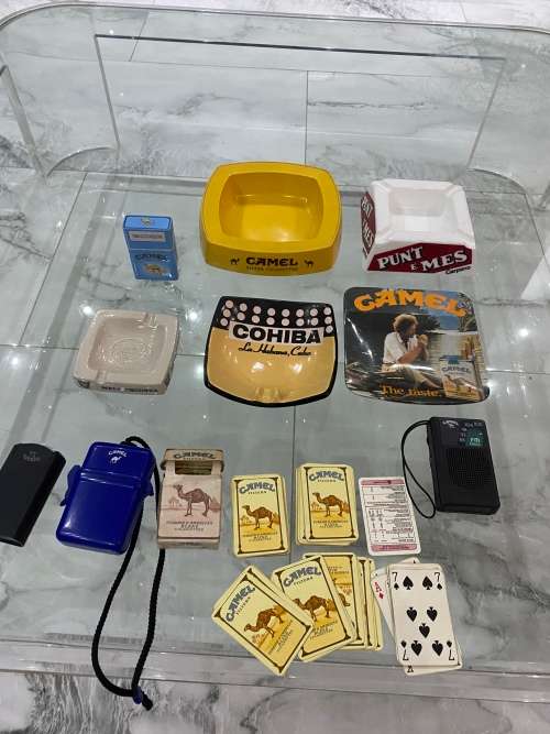 Large collection of vintage camel memorabilia and more bid for all!!!