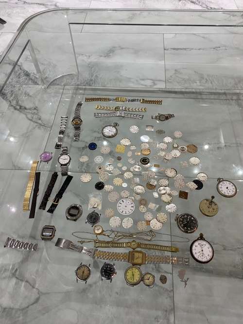 Large collection of vintage watches and spares bid for all !!!!