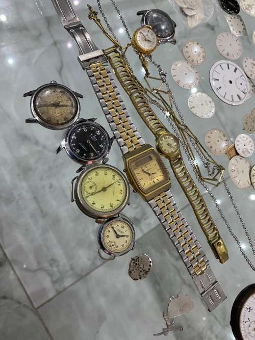 Large collection of vintage watches and spares bid for all !!!!