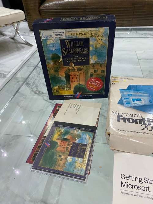 Vintage Microsoft font page and Business plan maker bid for all