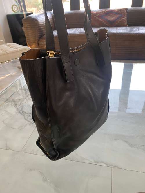 Large county road leather bag !!!