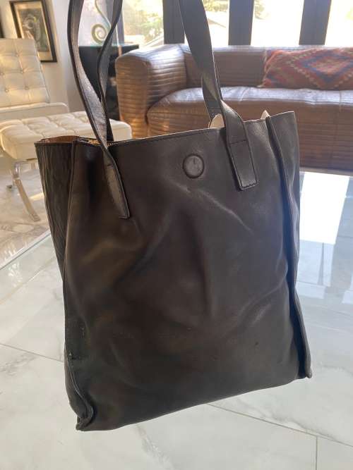 Large county road leather bag !!!