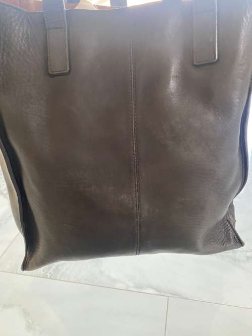 Large county road leather bag !!!
