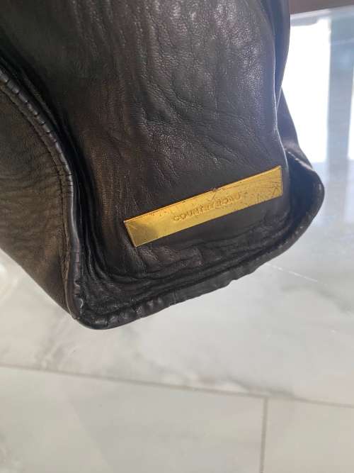 Large county road leather bag !!!