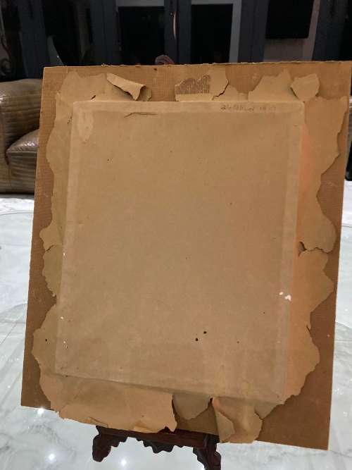 Katie Vermeulen oil on board painting signed size 37CM X  43CM !!!