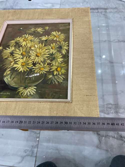 Katie Vermeulen oil on board painting signed size 37CM X  43CM !!!