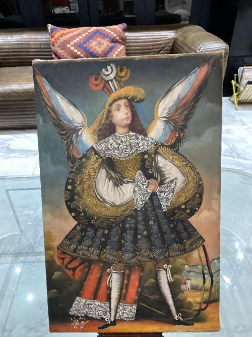 BEAUTIFUL OIL ON CANVAS PAINTING SIZE 60CM x 38CM !!!