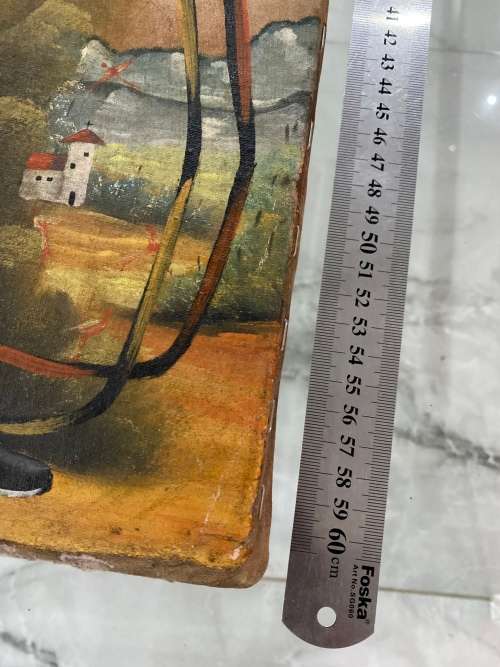 BEAUTIFUL OIL ON CANVAS PAINTING SIZE 60CM x 38CM !!!