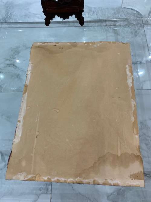 Oil Paintings signed and dated size 50CM x 39CM has damages !!!