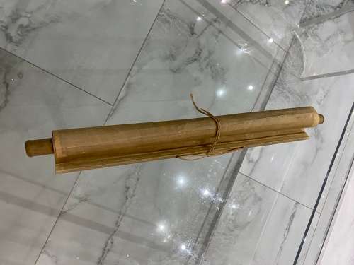 RARE VINTAGE HIGHLY DETAILED AND COLLECTABLE MASSIVE SCROLL OVER 1,5 METERS TALL SIGNED !!!!