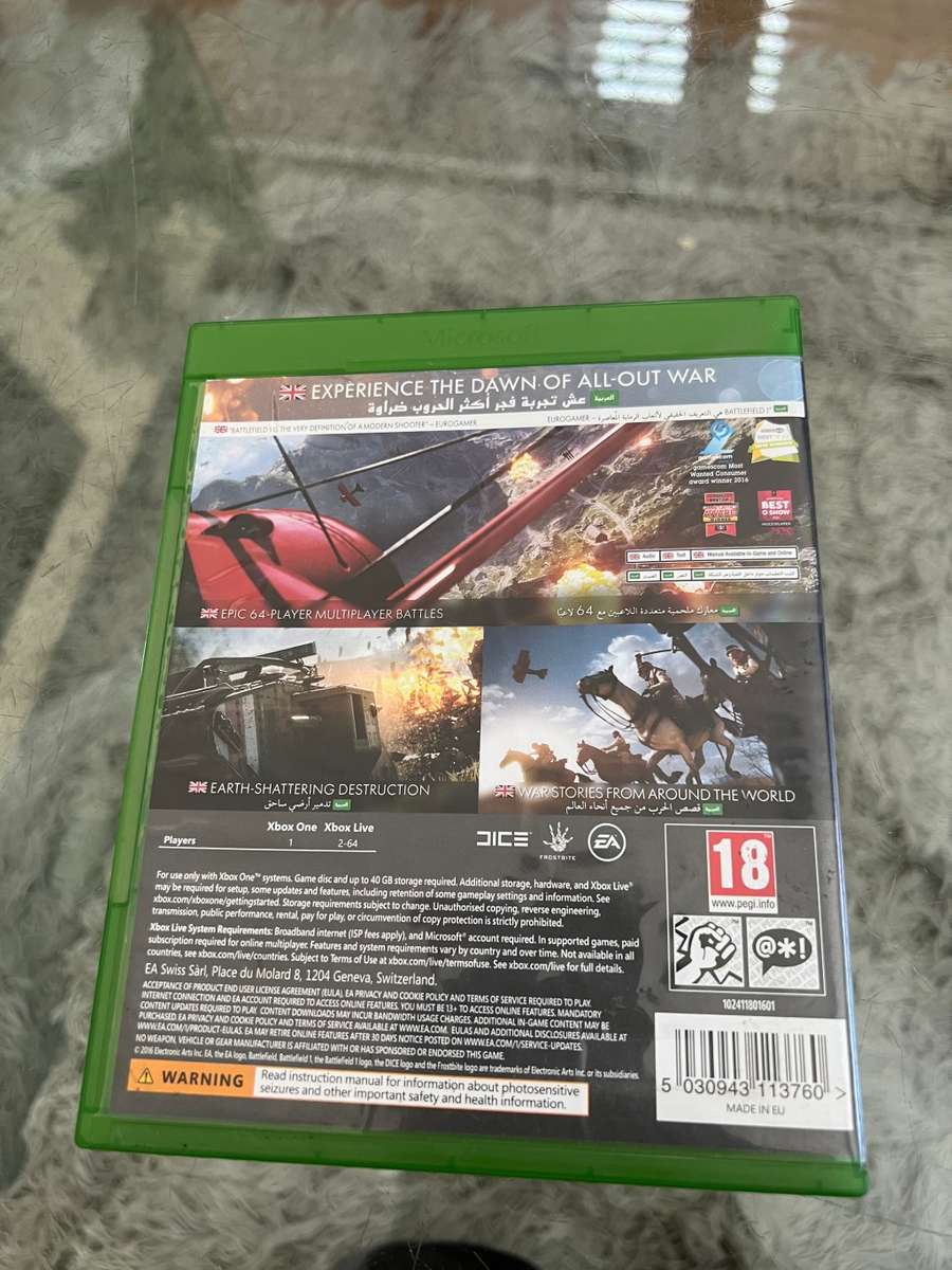 XBOX ONE BATTLEFIELD 1