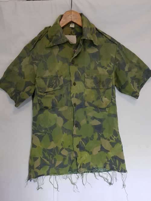 SADF Cuban Elmleaf  Recce Camo shirt.