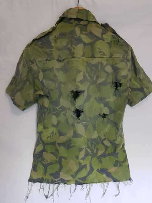 SADF Cuban Elmleaf  Recce Camo shirt.