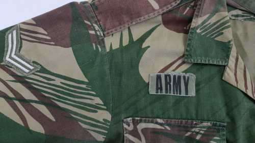 Rhodesian Camo (Rhodesian Army) Longsleeve shirt.