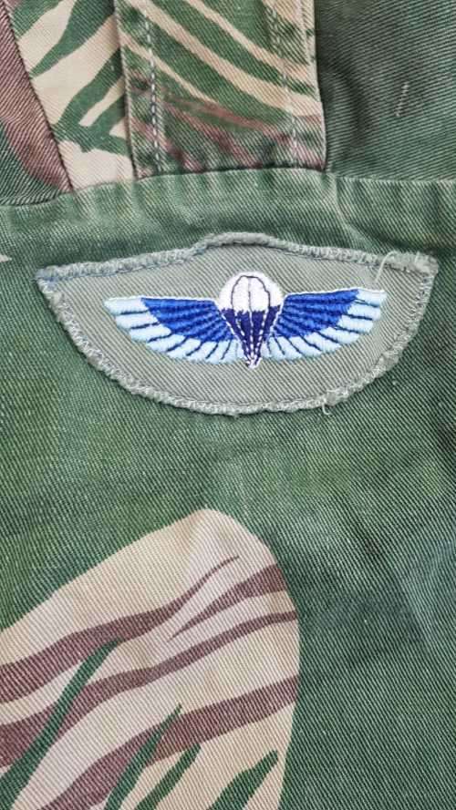 Rhodesian Camo with SAS Wings shortsleeve shirt.