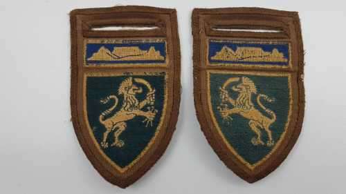 SADF 9 SAI Facing pair tuppers.