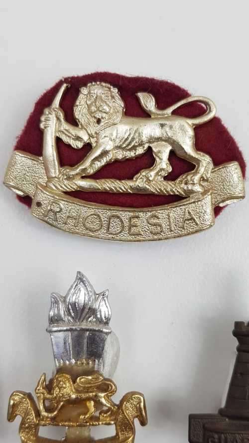 Rhodesian Army badge Lot. Original.