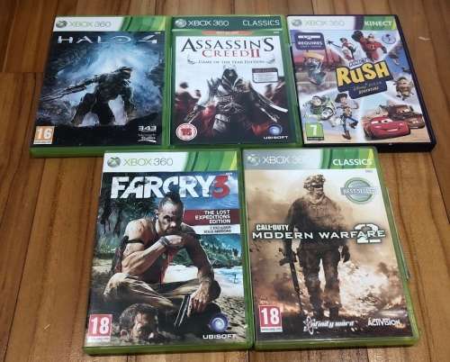 Xbox 360 Controller + Games