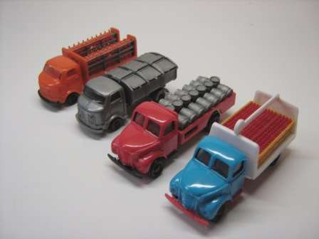 H0 /00 4 X Useful Ulitility Trucks - by Eko