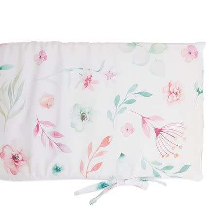 George & Mason Baby - Cot Bumper - Watercolour Floral