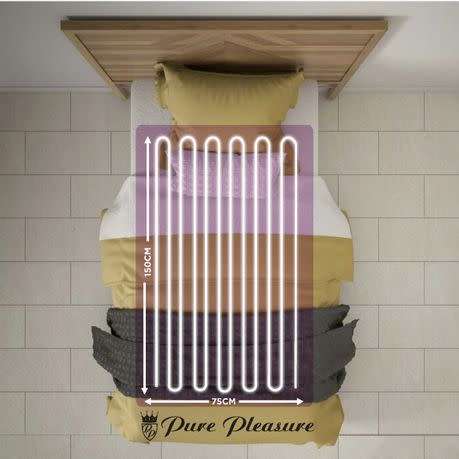 Pure Pleasure Single Tie-down Electric Blanket