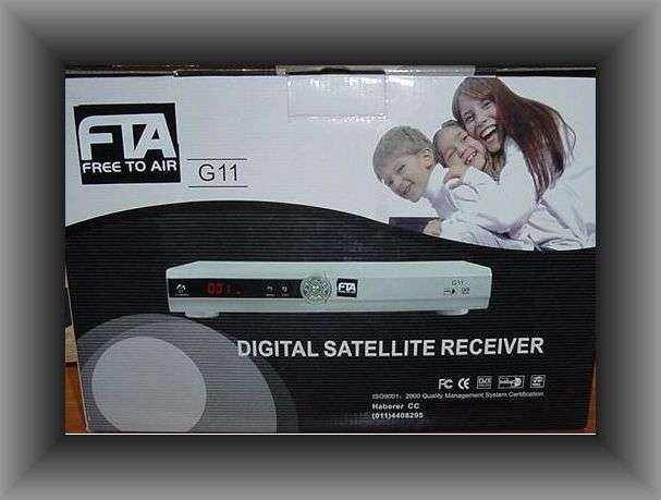 FREE TO AIR G11 SATELLITE RECEIVER/DECORDER ---- FREE CHANNELS. Free Shipment