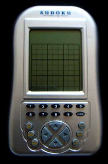 Sudoku Game Console. New