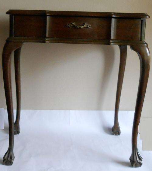 Vintage Ball And Claw Lamp Table