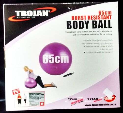 Trojan Burst Resistant Ball. 65cm. New